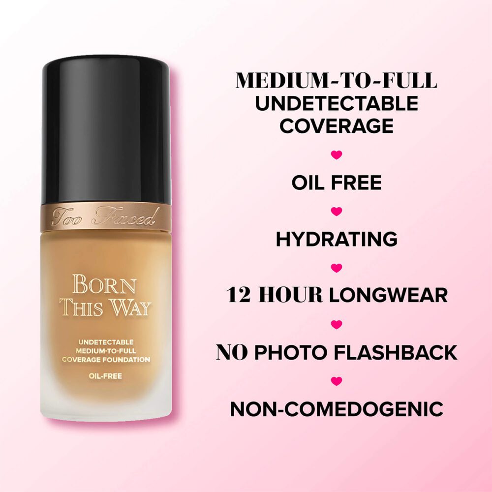 Too Faced Born This Way Flawless Coverage Natural Finish Foundation - Image 4